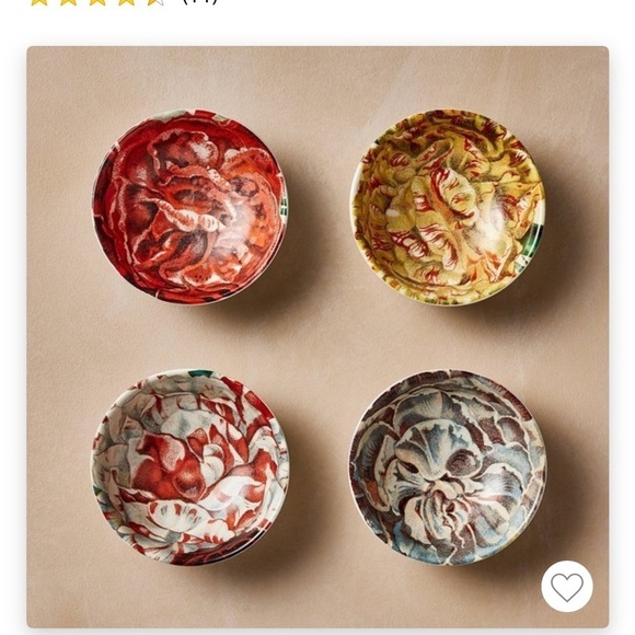 NWT 4pc Fall Stoneware Condiment Dish Set
Floral - John Derian for Target - Picture 4 of 5